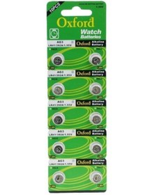 Resim Oxford Alkaline Düğme Pil 10 Adet Ag3 Lr41 384 L736 