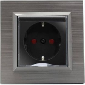 Resim Ovivo Quantum Bakır Kapaklı Çocuk Korumalı Priz Çerçeveli 