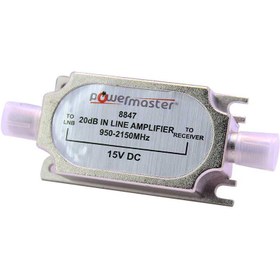 Resim LNB HAT KUVVETLENDİRİCİ 20DB 950-2150 MHZ POWERMASTER IN-LINE ANFİ 