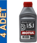 Resim Motul Dot 5.1 500 Ml Tam Sentetik Fren Hidrolik Yağı 4 Adet 