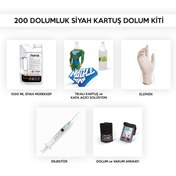 Resim Hp C5368A 200 Dolumluk Siyah Kartuş Dolum Seti 