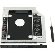 Resim Toshiba uyumlu DVD-SSD Çevirici Adaptör Kızak 9.5mm ince Versiyon 