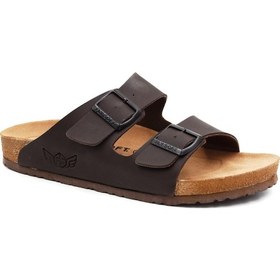 Resim Fly Soft S903 Poli Hafif Taban Çift Toka Erkek Terlik Kahve Kahve 