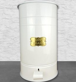 Resim Mutfak Çöp Kovası 30 Lt Beyaz - 1062 C1-1-156 