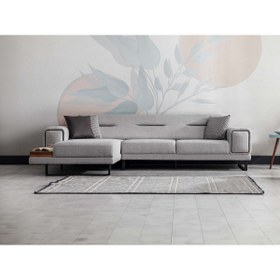 Resim Storish Viola Sol Köşe Koltuk Açık Gri 