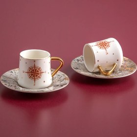 Resim Jumbo Amiral 2 Kişilik Kahve Fincan Takımı 