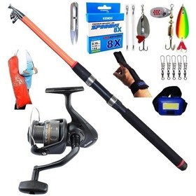 Resim Okuma Revenger Rv-40 210cm 50-150gr Piranha Dolphin Turna Spin Olta Takımı Seti 