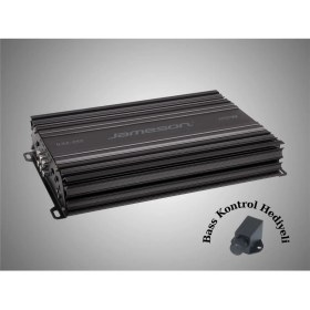 Resim Özgürce Güçlü 4000W Bass Kontrol Oto Anfi 4X60RMS Hediye 