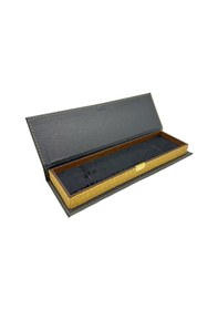 Resim Dikişli Deri Tesbih Kutusu Sarı-siyah 3 No 