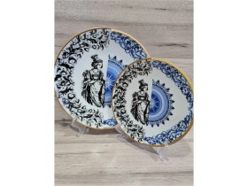 Resim Fermato 6 Kişilik Çift Desenli Pasta ve Servis Seti 