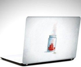 Resim Kalpler Minimal Laptop Sticker 12 İnch (29X24CM) 