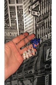 Resim AKXER KİŞİYE ÖZEL DİKİZ AYNASI SÜSÜ+İSİM ANAHTARLIK (ELMAS KAPLAMA RENK SEÇENEKLİ ) 