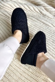 Resim Glenz Kadın Lastikli Kaymaz Taban Peluş Ev Botu Panduf TS1153 