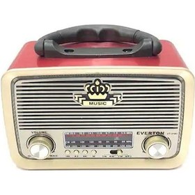 Resim Everton Rt-301 Bluetooth-Usb-Sd-Fm Nostaljik Radyo 