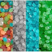 Resim Novahub 50 Adet Açık Aydınlık Taşlar Karanlıkta Parlıyor Bahçe Çakıl Taşları Balık Tankı Dekorasyon F 