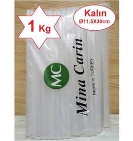 Resim Zirve Mum Silikon Kalın 11.5x30cm Sıcak Mum Silikon Çubuk Uç 1 Kg 