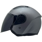 Resim LS2 AIRFLOW 2 MAT TITANIUM KASK SİYAH CAM 