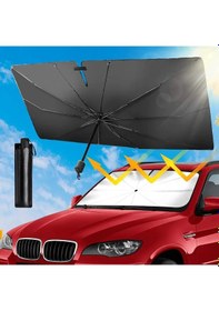 Resim Araba Oto Ön Cam Şemsiye 125cm 65cm 
