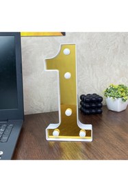 Resim Saatistan Büyük Boy LED Işıklı 3D Rakam Sayı Doğum Günü Kutlama Dekorasyonu 