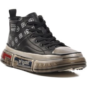 Resim MARCOMEN Ayakmod Siyah Erkek Hi Sneaker 