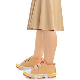 Resim Kiko Kids Kach Cırtlı Kız Bebek Günlük Spor Ayakkabı Ten Ten Rengi 