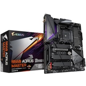 Resim Gigabyte Aorus Master B550 AMD Soket AM4 DDR4 5400 (OC) MHz ATX Gaming Anakart Gigabyte