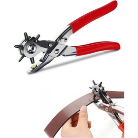 Resim El Tipi Deri Delik Açma Pensesi Döner Başlıklı Kemer Delik Delici Alet Kemer Çanta Ve Deri Delici 