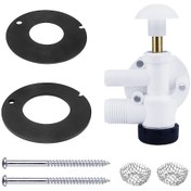 Resim 385314349 Rv Tuvalet Su Valfı Montaj Kiti Kampçı Römork İçin Uygun Rv Tuvalet Yedek Parçaları 