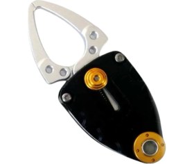 Resim DM Captain 7506 Grip Alüminyum Balık Tutucu Kılıflı Kendinden Kilitli 19CM 