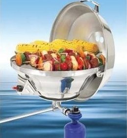 Resim Magma Marine Kettle 2 gazlı ocak/mangal kombinasyonu A10-207 