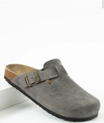 Resim Comely shoes Unisex Mantar Tabanlı Önü Kapalı Tokalı Günlük Ev Dışarı Terliği 