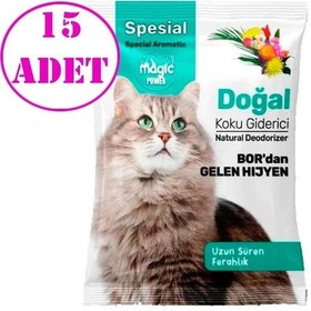 Resim Magic Power Kedi Kumu Koku Giderici Spesiyal 25 Gr 15 Ad 