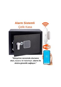 Resim Yale Wi-fi Alarmlı Dijital Orta Boy Kollu Kasa - Ysv/250/db1 