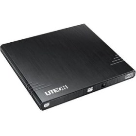 Resim Lıte-On DRW-EBAU108-11 8x USB 2.0 Slim Harici DVD Yazıcı Siyah 