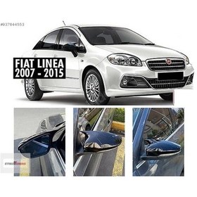 Resim Linea Yarasa Ayna Fiat Batman Ayna Kapakları Parlak Siyah 