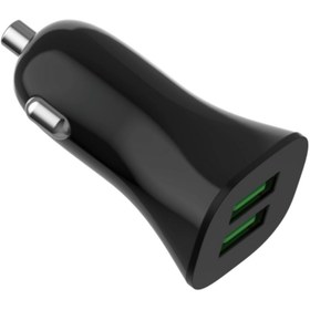 Resim Philips Çift USB-A Portlu Araç Şarj Adaptörü,5V 2.4A Çıkış,12-24V Giriş,Aşırı Isınma Şarj Korumalı,DLP3522N 