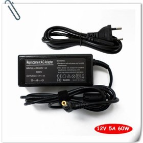 Resim Ata Elektronik Güvenlik Kamera Dvr Kayıt Cihazı Adaptörü Trafo Tırafosu 12 Volt 5 Amper Plastik Kasa Adaptor 12V5A 