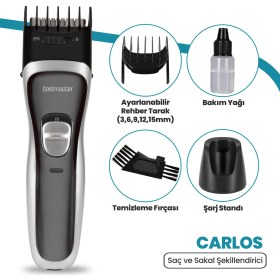 Resim Goldmaster GM-7160 Carlos Tıraş Makinesi 