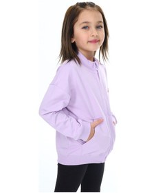 Resim Toontoy Kız Çocuk Baskılı Hırka Lila 