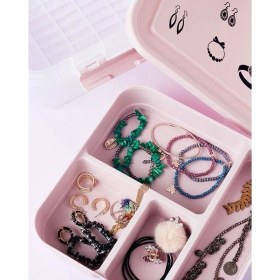 Resim Lowell Home Ieg Bijuteri Mücevher Kutusu - Çok Amaçlı Bölmeli Takı Saklama Kutusu LWLRSY-435RSIEG 