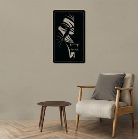 Resim Aslanın Gözleri Metal Duvar Dekoru 