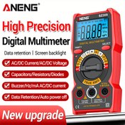 Resim ANENG SZ309 Yüksek Hassasiyetli Dijital Multimetre - Taşınabilir, Çok Fonksiyonlu AC/DC Voltmetre Ev Kullanımı İçin, 1999 Sayım Göstergesi, Kolay Taşıma Tasarımı 