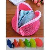 Resim Fermuarlı Iç Çamaşır Sütyen Bikini Yıkama Taşıma Torbası Pembe 
