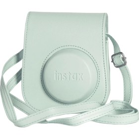 Resim Fujifilm Instax Mini 12 Yeşil Fotoğraf Makinesi 10'lu Film Mini Albüm ve Deri Kılıf Seti 