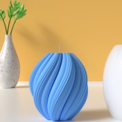 Resim Cageartstudio Küçük Spiral Mum Silikon Kalıp - Mum Yapım Malzemeleri 6 Cm 
