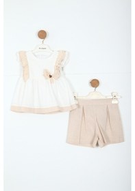Resim Xo Kids Kız Çocuk Etek Takım 1-5 Yaş 3519 Bej 