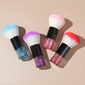 Resim Yeni Model Kapatıcı BB Krem Fırça - Yuvarlak Başlı, Toz Yakalamayan, Başlangıç Seviyesinde Kullanılabilir, Taşınabilir, Düz Başlı Tasarım ile Mükemmel Kapatma, Kapatıcı Fırça 