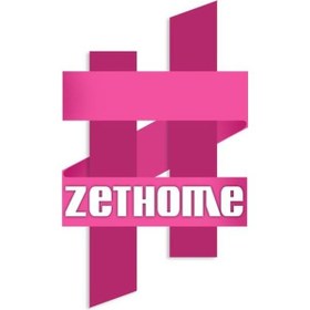 Resim Zethome Tropik Banyo Duş Perdesi 3391 Tek Kanat 1X180X200 Mavi 