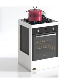 Resim Kenzlife Ankastre Modülü Kabini Mangan3 Byz Fırın Ocak Dolabı 