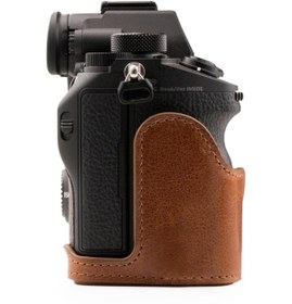 Resim MegaGear MG1243 Sony Alpha A7R III, A9 Hakiki Deri Kamera Çantası 